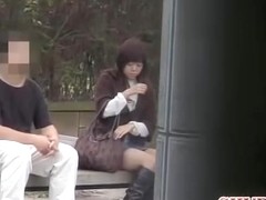 Bum stretching video of small lovable Asian whore during sharking scene