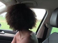 Ebony Gal Fucks Fake Agent For Cash