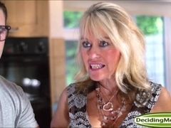 Tina Layne shares a cock and its cum with stepmum Tia Layne