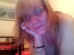 That chubby and stinky granny on webcam is so sexually excited and lewd this day