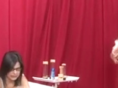 Real Clothed Babes Get Cumshot