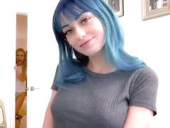 Cute Teens Take A Big Cock Facial