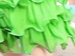 Cute random upskirt hotty in a bus