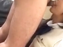 Rin Doll In School Uniform Sucks Phallus And Licks Crown