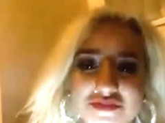 Inside Half Arab/Half British Chicks Mouth