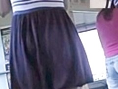 Phat dilettante upskirt footage