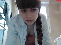 Strip and play in the bathroom