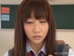 Yuri Shinomiya Nasty Asian Student Gives Hardcore Blowjob