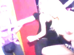 Girls kissing to tease the guys in danceclub