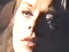 Susannah York Black Bra & Panties. Vintage Lesbian.