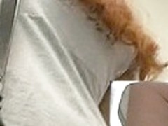 One As Well As The Other-sided upskirt in a shop