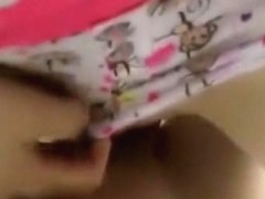 girl carefully inserts her bf