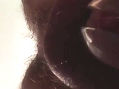 Husband in chastity cage pegged