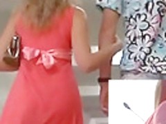 Unexpected phat round wazoo upskirt