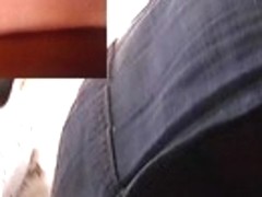 Pink belt panty up denim petticoat