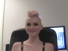 Punkrock Beauty Talking About Her Big Boobs