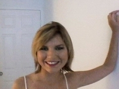 Cute blonde with a nice rack!