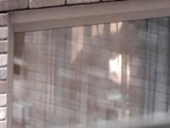 Out of her cloths amateur after a long working day