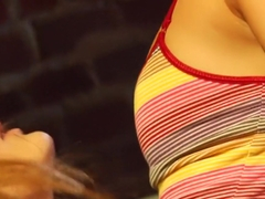 Horny pornstars Georgia Jones and Faye Reagan in exotic blowjob, brunette sex clip