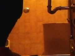 Sexy teen quickly pissed but still got on the voyeur cam