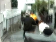 Amazing double sharking encounter with two sluts being totally surprised