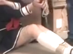 schoolgirl in the cellar