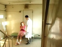 Japanese doctor fucked a nurse in the clinic.s hall