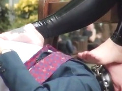 FEET WORSHIP SMELL SLAVE DOMINATION TRAMPLE footjob mistress