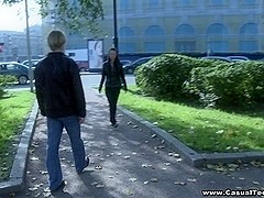 Horny teens find themselves in bed