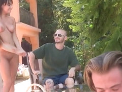 Babes Spunked At Orgy