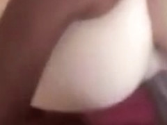 Tanned and Hairy Chick Pounded by a Black Guy