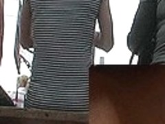 Jaw-Dropping view of belt upskirt