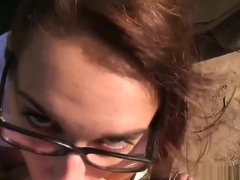 Beautiful amateur bangs huge cock