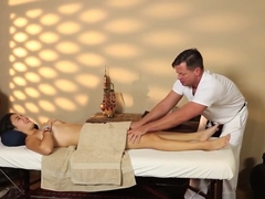 Petite massaged babe fuck