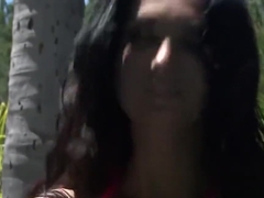 Bikini big busty boobed