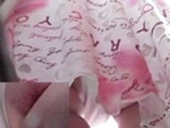 Sassy summer costume upskirt vid