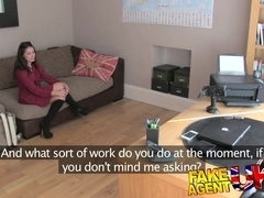 FakeAgentUK: Petite amateur with perfect body spoils fake agent