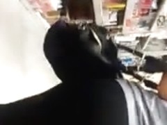 Candid Mexican milf in tights.