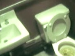 Toilet voyeur with guy