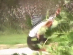 Asian skank caught peeing