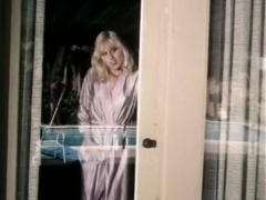 Blond drilled near the pool