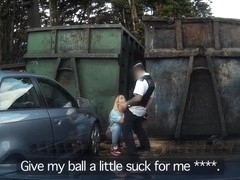 Xena in Balls of steel: Girl caught short won