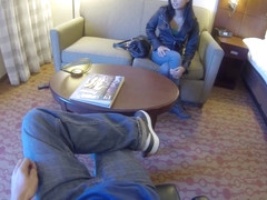 Fucking Glasses - Jade Jantzen - Hotel room spy glasses fuck