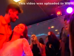 Slutty girls get entirely wild and naked at hardcore party