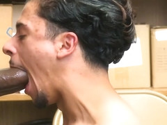 Latino perp takes black Officers big cock bareback anal