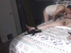 Wife Gets Gets E-stim Pleasure Then Sucks & Fucks Her Dirty Daddys Thick Cock