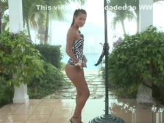 Beautiful doll is displaying her gaped yummy kitty in close range