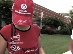 Hot Blond Chick Blows In College