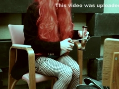 Huge boobs Red hair Ponstar Astrid tells you how to bong with style