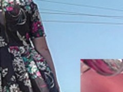 Sexy ass upskirt video amazes with appetizing butt